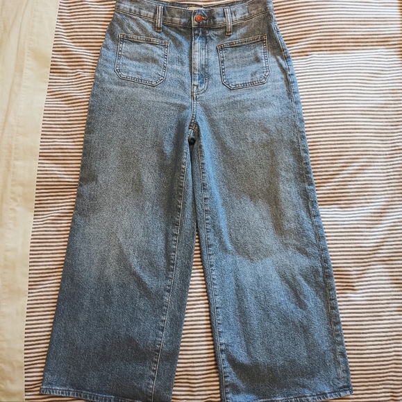 Madewell Denim - Madewell Jeans - Wide Leg Cropped